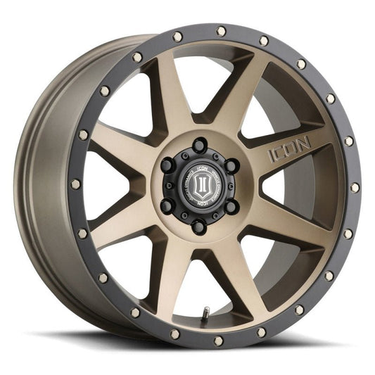 ICON - ICON Rebound 20x9 5x5 -12mm Offset 4.5in BS Bronze Wheel - Demon Performance