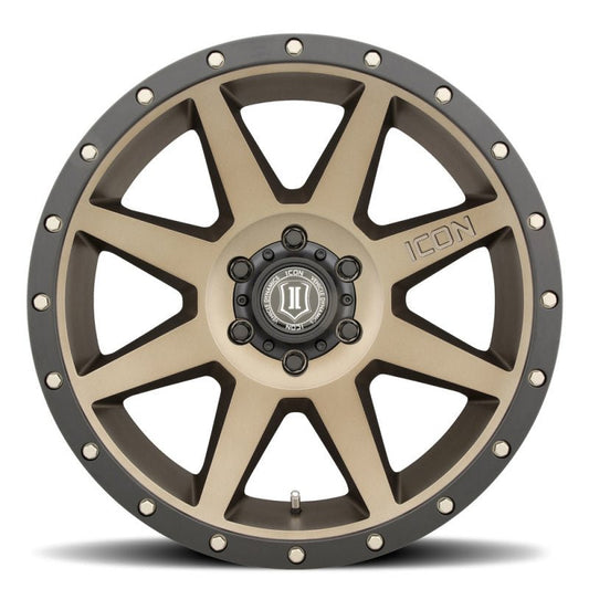 ICON - ICON Rebound 20x9 5x5 -12mm Offset 4.5in BS Bronze Wheel - Demon Performance