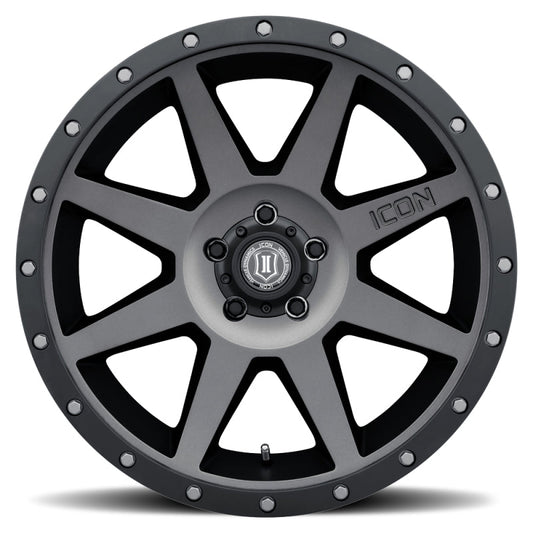 ICON - ICON Rebound 20x9 5x5 -12mm Offset 4.5in BS Titanium Wheel - Demon Performance