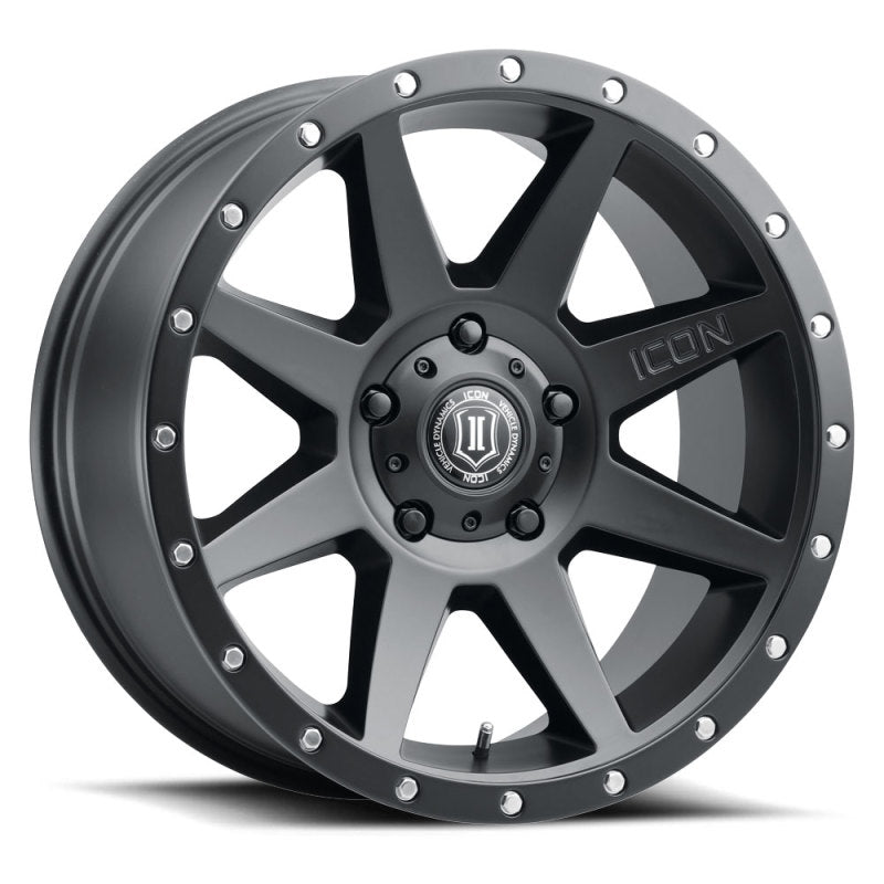 ICON - ICON Rebound 20x9 6x5.5 0mm Offset 5in BS Satin Black Wheel - Demon Performance