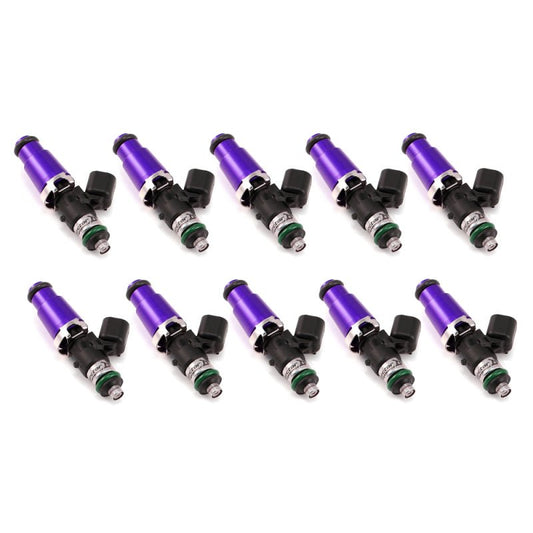 Injector Dynamics - Injector Dynamics 1340cc Injectors - 60mm Length - 14mm Purple Top - 14mm Lower O-Ring (Set of 8) - Demon Performance