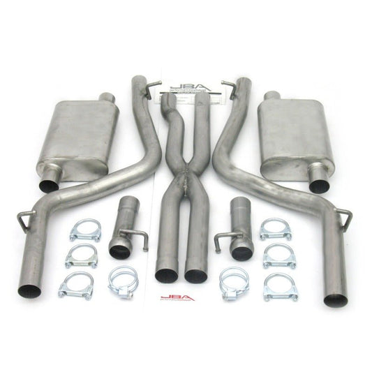 JBA - JBA 08-14 Dodge Challenger 5.7L 409SS Dual Rear Exit Cat-Back Exhaust - Demon Performance