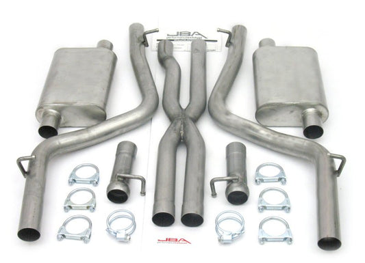 JBA - JBA 08-14 Dodge Challenger 5.7L 409SS Dual Rear Exit Cat-Back Exhaust - Demon Performance