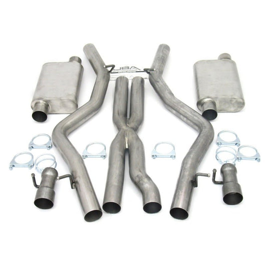 JBA - JBA 08-14 Dodge Challenger SRT8 6.1L/6.4L 409SS Dual Rear Exit Cat-Back Exhaust - Demon Performance