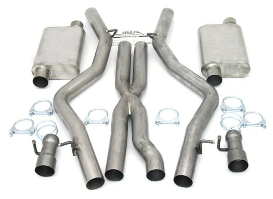 JBA - JBA 08-14 Dodge Challenger SRT8 6.1L/6.4L 409SS Dual Rear Exit Cat-Back Exhaust - Demon Performance