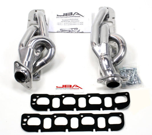 JBA - JBA 09-19 RAM 5.7L HEMI 1-5/8in Primary Silver Ctd Cat4Ward Header - Demon Performance