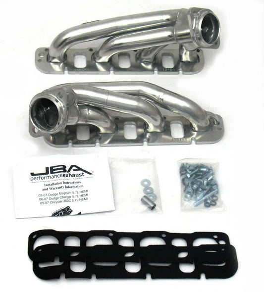 JBA - JBA 09-20 Chrysler 5.7L HEMI 1-3/4in Primary Silver Ctd Cat4Ward Header - Demon Performance