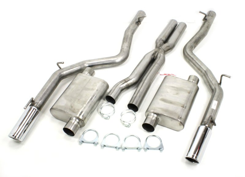 JBA - JBA 12-14 Chrysler 300C SRT8 6.1L/6.4L 409SS Dual Rear Exit Cat-Back Exhaust - Demon Performance