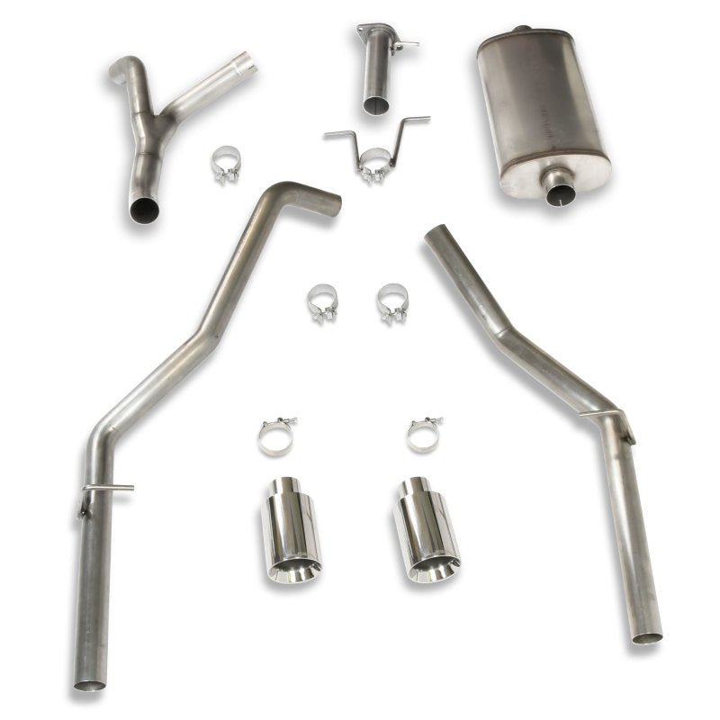 JBA - JBA 19-20 Ram 1500 5.7L 304SS Dual Rear Exit Cat-Back Exhaust - Demon Performance